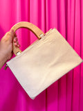 2000s Hand Painted Walk in the Park Handbag