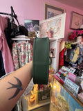 Coach Cazin Crescent Bag in Green Leather