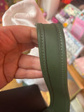 Coach Cazin Crescent Bag in Green Leather