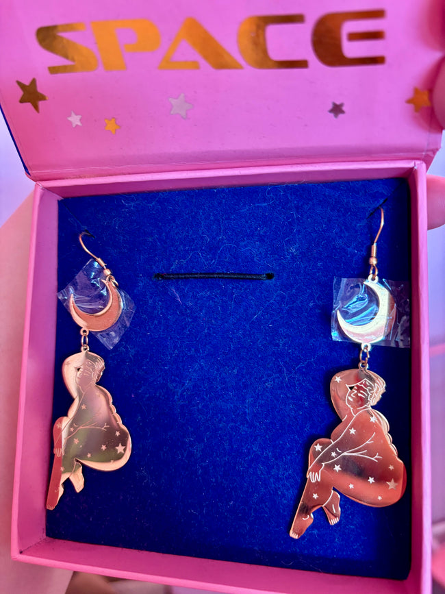 Reesa Moon Goddess Earrings