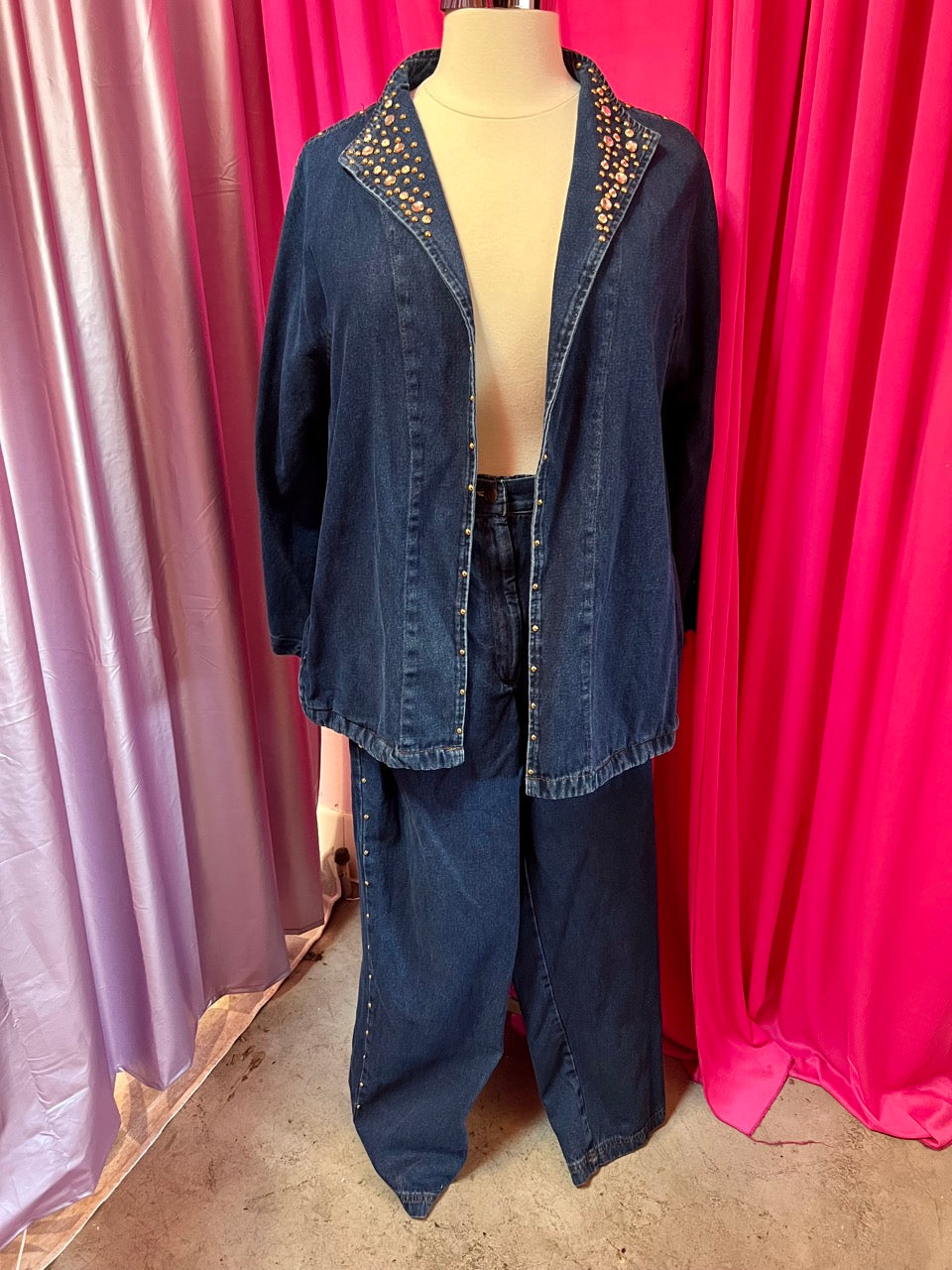 90s Denim Dollywood Set