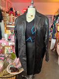 Vintage Vera Pelle Italian Leather Midi Jacket - 58 / 1X - As-is