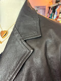 Vintage Vera Pelle Italian Leather Midi Jacket - 58 / 1X - As-is