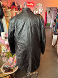 Vintage Vera Pelle Italian Leather Midi Jacket - 58 / 1X - As-is
