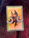 Lady Luck Vintage Rhinestone Earrings