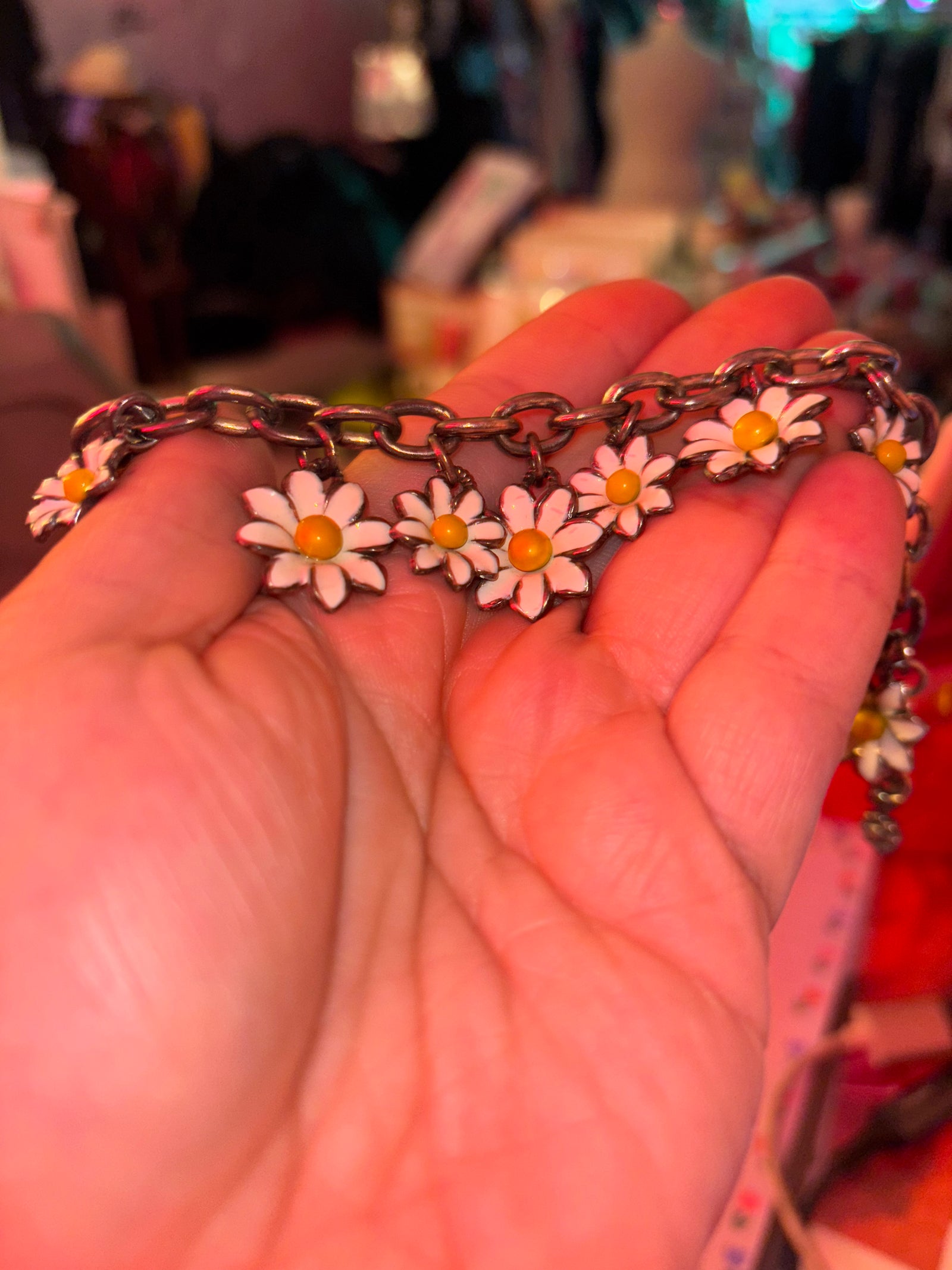 Brighton Metal Daisy Bracelet