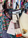 80's Deadstock Coffee Shop Blouse - Size 2X