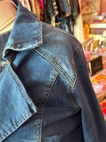 Stretch Denim Trench - 2X