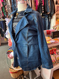 Stretch Denim Trench - 2X