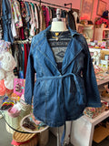 Stretch Denim Trench - 2X