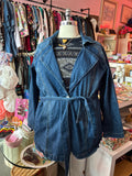 Stretch Denim Trench - 2X