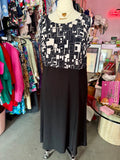 90s Geometric Midi Dress