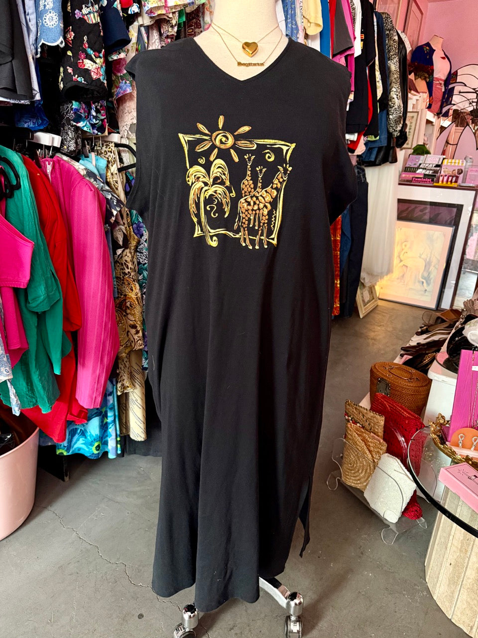 90s Summer on Safari Dress