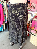 90s Jones New York Silk Polka Dot Skirt - 20W