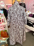 One of the Herd Brown and White Zebra Dress NWT - 3X