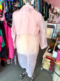 Premme Pink Organza Trench - Size 1, 1X/2X