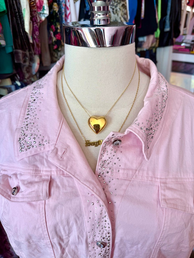 Dolly's Day Off Blingy Vest Quacker Factory - 3X