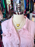Dolly's Day Off Blingy Vest Quacker Factory - 3X