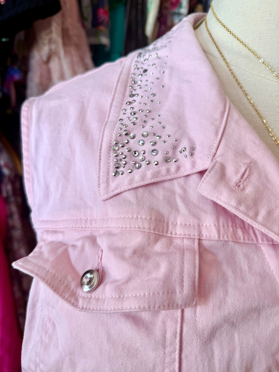 Dolly's Day Off Blingy Vest Quacker Factory - 3X