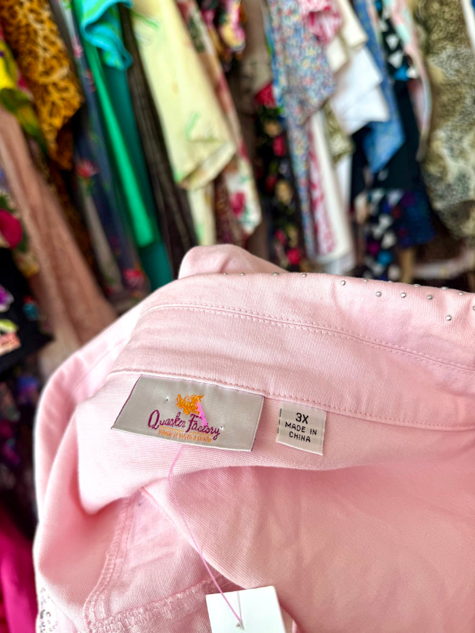 Dolly's Day Off Blingy Vest Quacker Factory - 3X