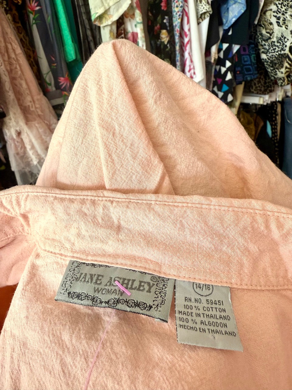 Sparkly Stems Sleeveless Button up - 14/16 1X