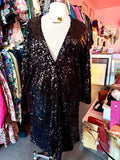 Longline Sequin Jacket - Size 4X