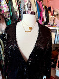 Longline Sequin Jacket - Size 4X