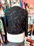 80s Sequin Squiggle Jacket - Size 12