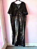 Fashion Union Black Sequin Jumpsuit - Size 22 3X
