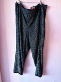 ASOS Navy Blue Sequin Suit - Size 18 2X