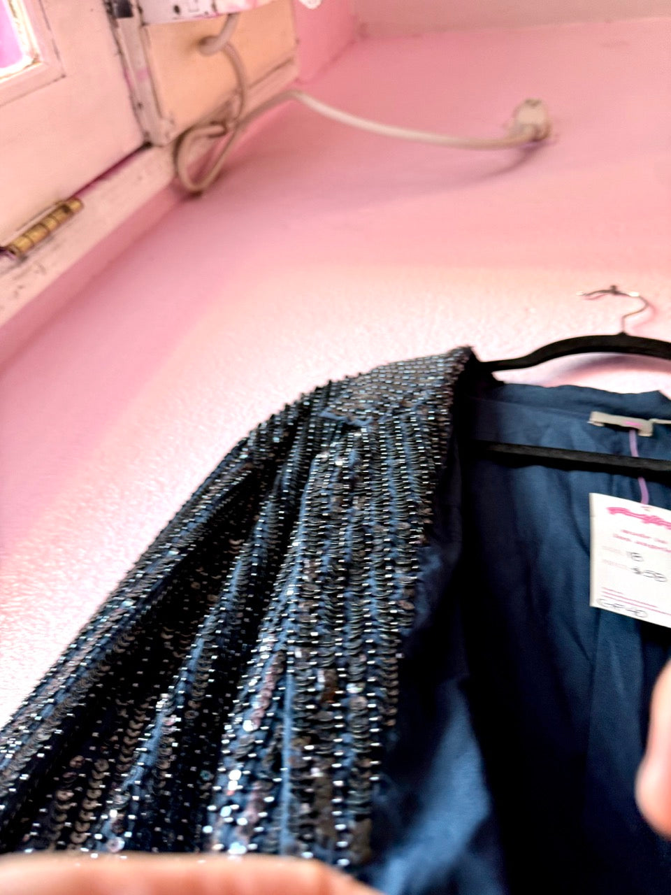 ASOS Navy Blue Sequin Suit - Size 18 2X