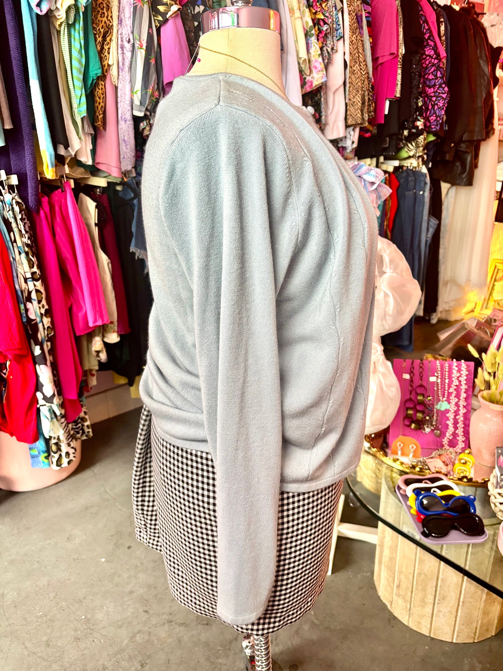 Baby Blue Cardigan Set - XL