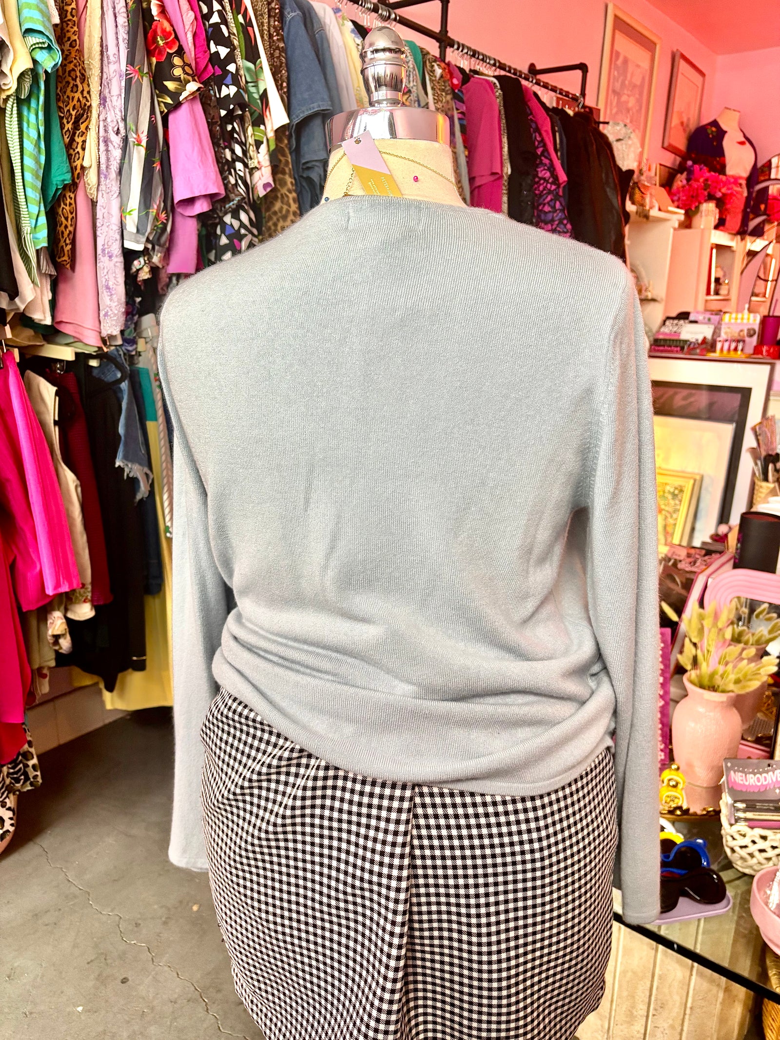 Baby Blue Cardigan Set - XL