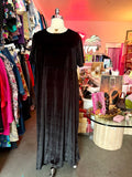 Slayer's Best Friend in Black Velvet Dress and Top Set - Size 3X/4X