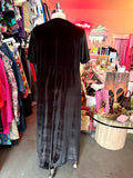 Slayer's Best Friend in Black Velvet Dress and Top Set - Size 3X/4X
