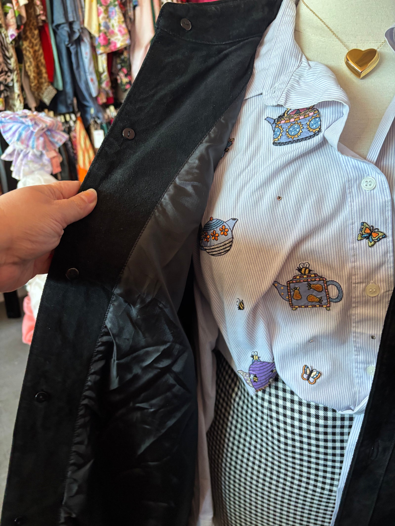 Early 2000's Suede Button Down Jacket - 3X