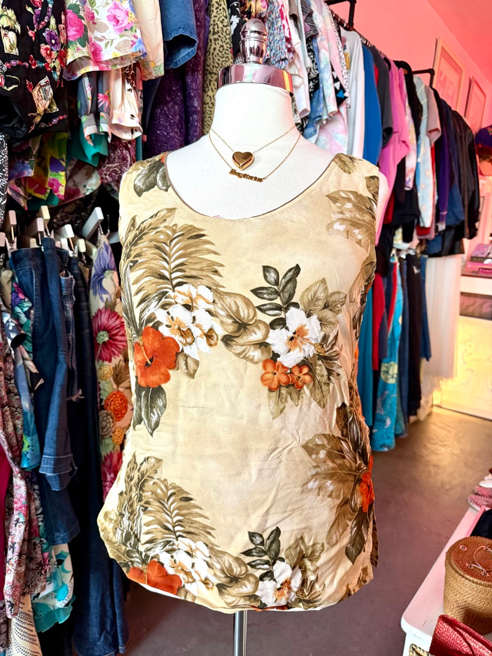 Vacation Time Reversible Tank - Size 18/20