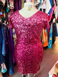 Hi Barbie! Ombre Sequin Mini Dress - Size 18 1X/2X
