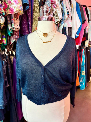 90s Velvet Reptile Button Up