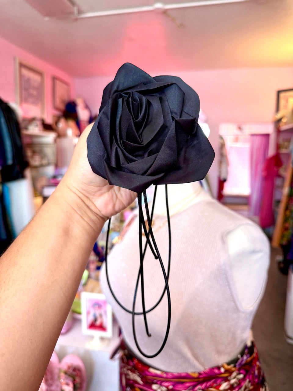 Rose Garden Rosette Accessory - Necklace, Belt, Headband