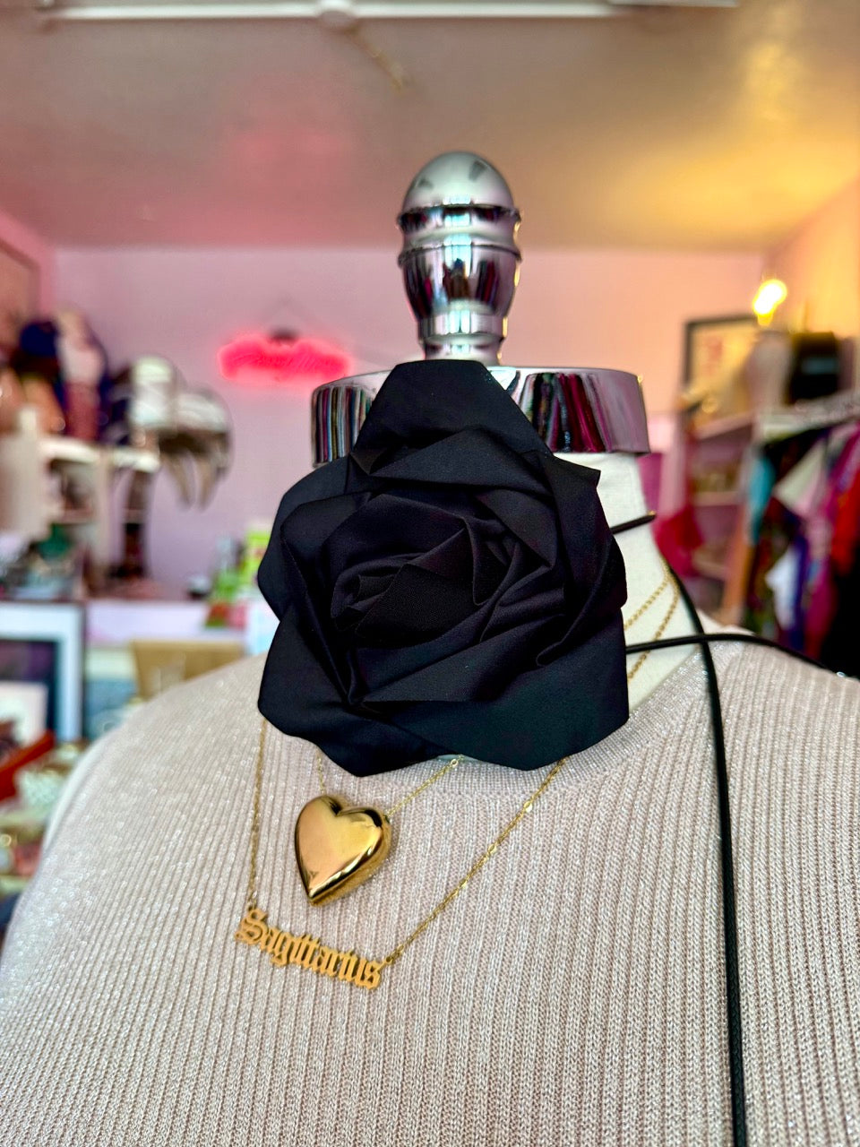 Rose Garden Rosette Accessory - Necklace, Belt, Headband