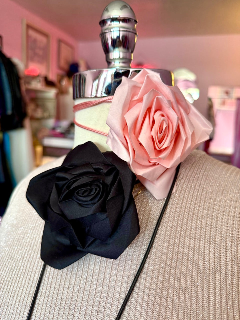 Rose Garden Rosette Accessory - Necklace, Belt, Headband