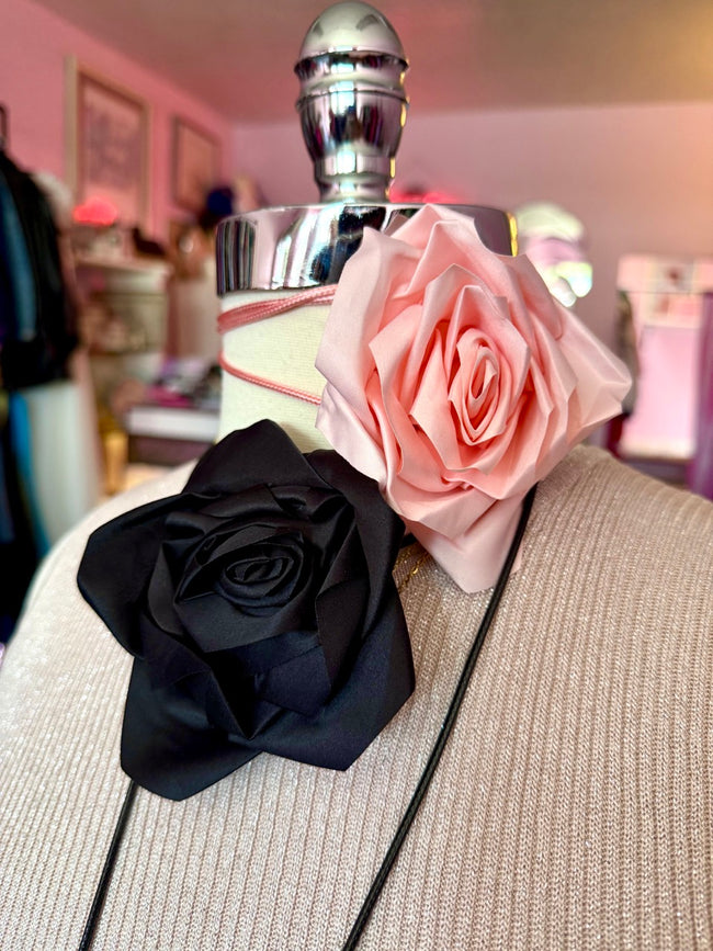 Rose Garden Rosette Accessory - Necklace, Belt, Headband