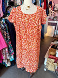 Handmade Reversible Flower Picking dress - fits up to 4X