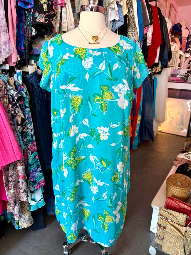 Handmade Reversible Butterflies and Polka Dots Dress - Fits up to a 22/24