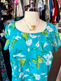 Handmade Reversible Butterflies and Polka Dots Dress - Fits up to a 22/24