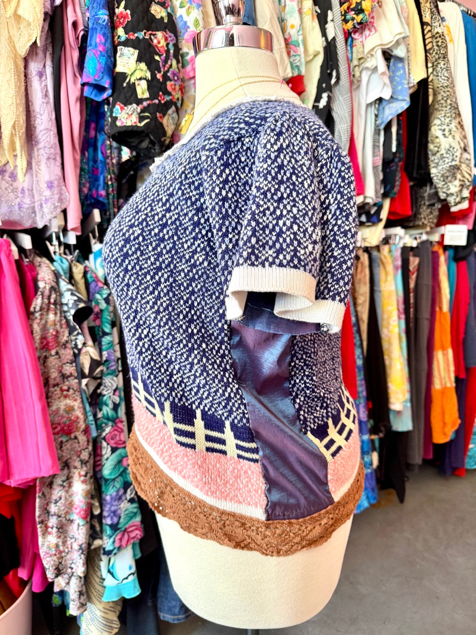 Silly Goose Altered Knit Sweater - Size 1X/2X