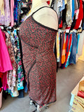 2000s Betsey Vibes Rose Faux Wrap Dress - Size 14-18