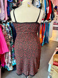 2000s Betsey Vibes Rose Faux Wrap Dress - Size 14-18