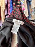 2000s Betsey Vibes Rose Faux Wrap Dress - Size 14-18